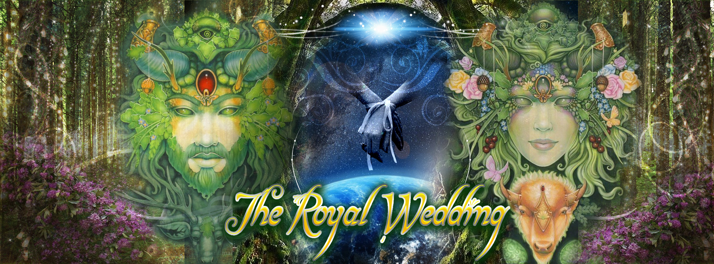 The Royal Wedding of The Planetary Awakening ~ Gaia & The Green Man